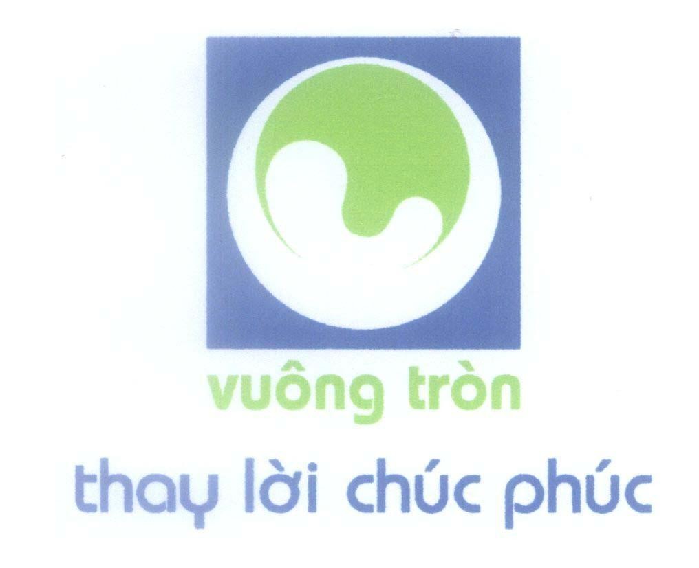 Mẫu nhãn hiệu vuông tròn thay lời chúc phúc