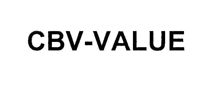 Mẫu nhãn hiệu CBV-VALUE
