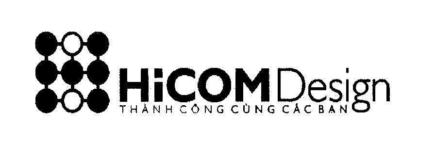 Mẫu nhãn hiệu HiCOM Design Thành Công Cùng Các Bạn