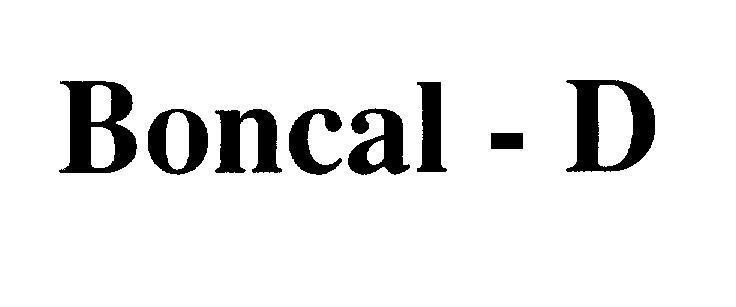 Mẫu nhãn hiệu Boncal - D