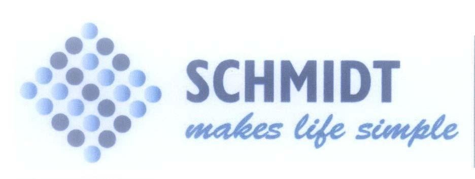 Mẫu nhãn hiệu SCHMIDT makes life simple