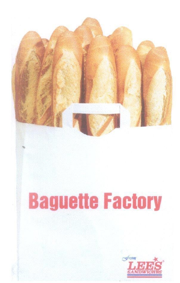 Mẫu nhãn hiệu Baguette Factory LEES SANDWICHES