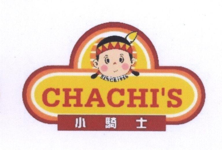 Mẫu nhãn hiệu CHACHI'S SINCE 1986 [xiao: nhỏ; qi: trèo lên, cưỡi; shi: người được đào tạo cơ bản, người có kỹ thuật]