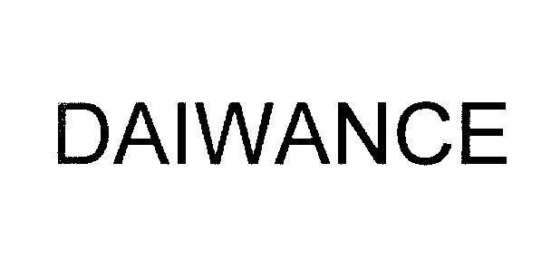 Mẫu nhãn hiệu DAIWANCE