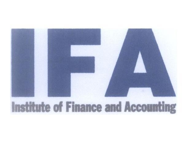 Mẫu nhãn hiệu IFA Institute of Finance and Accounting