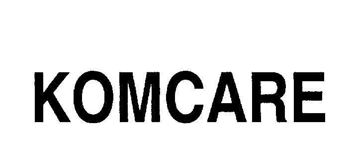 Mẫu nhãn hiệu KOMCARE
