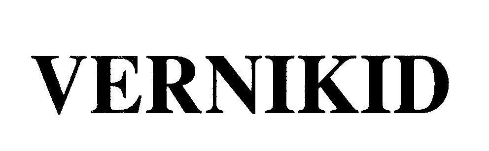 Mẫu nhãn hiệu VERNIKID