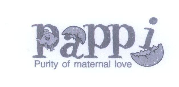 Mẫu nhãn hiệu PaPPi Purity of maternal love