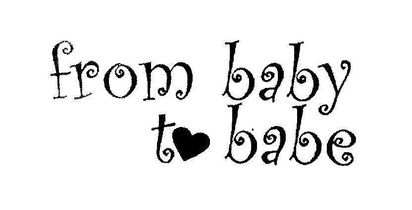 Mẫu nhãn hiệu from baby to babe