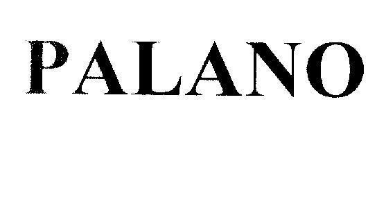 Mẫu nhãn hiệu PALANO
