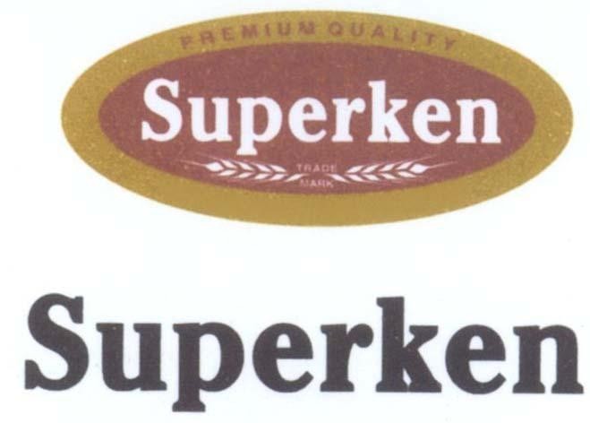 Mẫu nhãn hiệu Superken PREMIUM QUALITY TRADE MARK