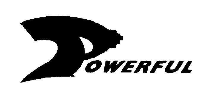 Mẫu nhãn hiệu OWERFUL powerful