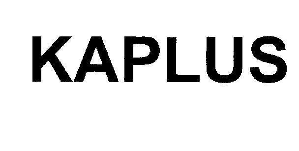 Mẫu nhãn hiệu KAPLUS