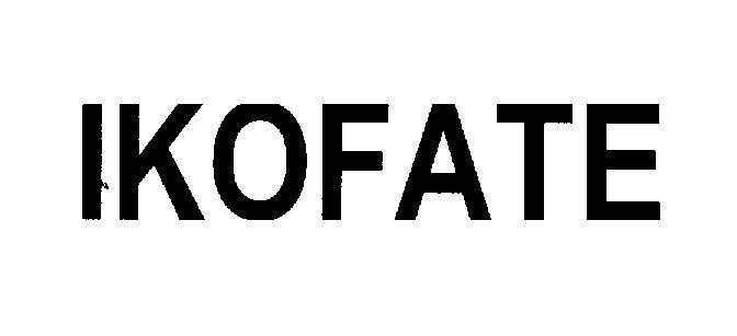 Mẫu nhãn hiệu IKOFATE
