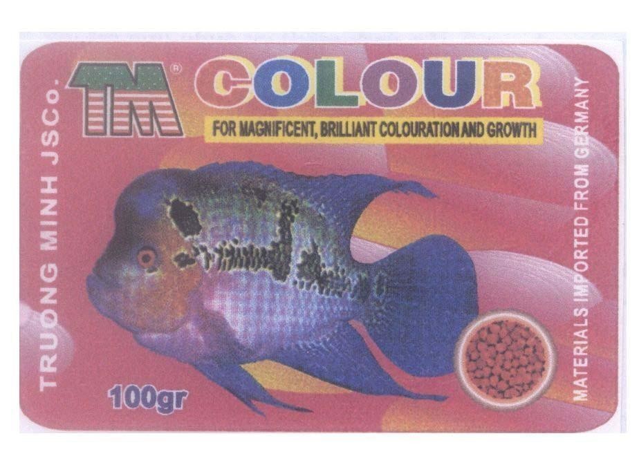 Mẫu nhãn hiệu TM COLOUR FOR MAGNIFICENT, BRILLIANT COLOURATION AND GROWTH TRUONG MINH JSCo....