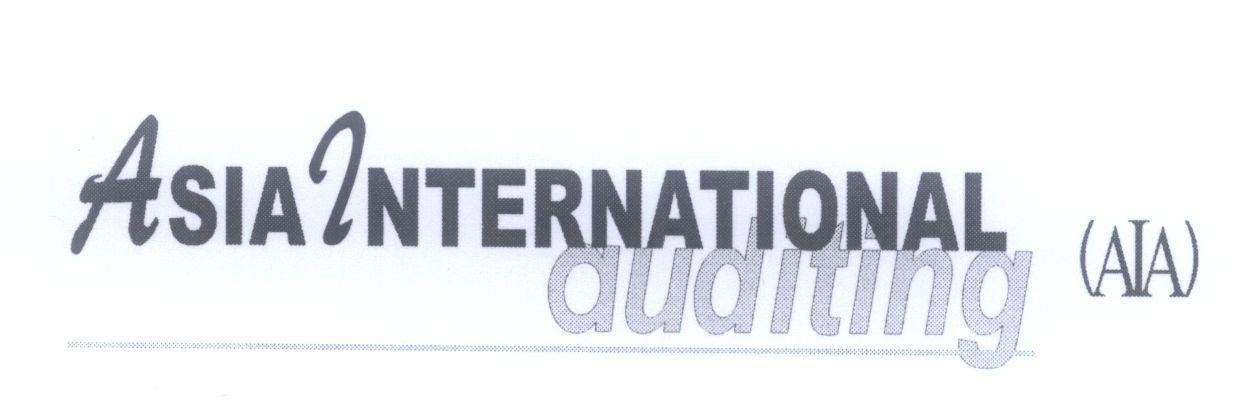Mẫu nhãn hiệu ASIAINTERNATIONAL auditing AIA