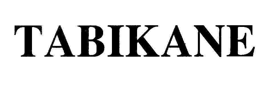 Mẫu nhãn hiệu TABIKANE