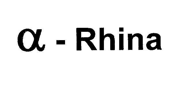 Mẫu nhãn hiệu [Ký tự an pha] - Rhina