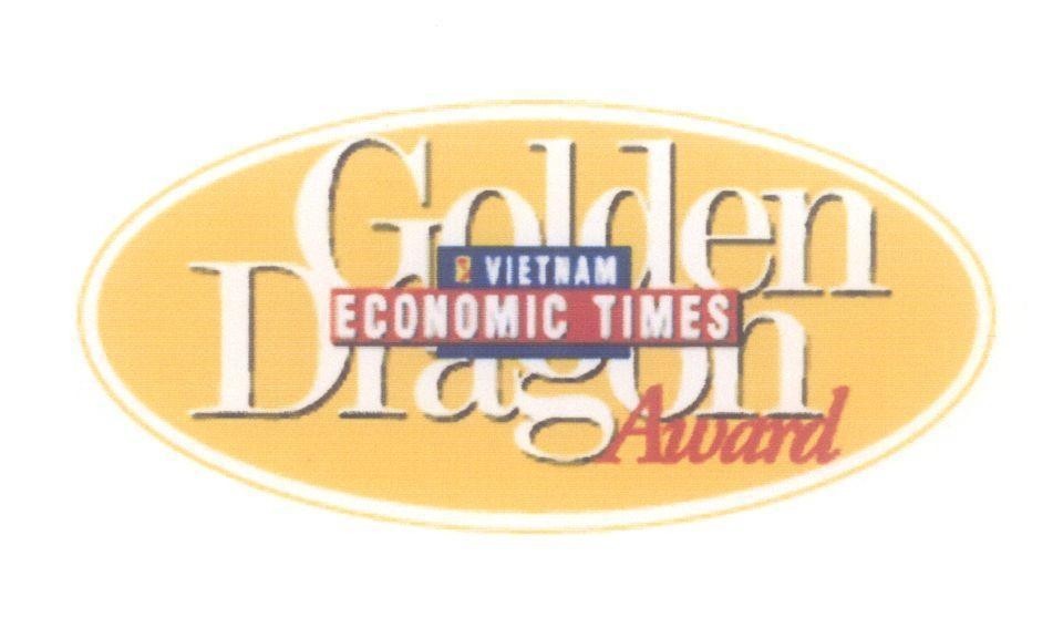 Mẫu nhãn hiệu Golden Dragon Award VIETNAM ECONOMIC TIMES