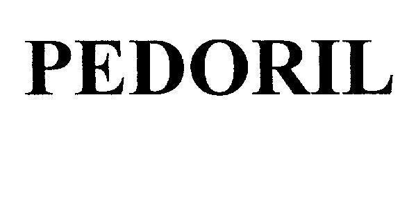 Mẫu nhãn hiệu PEDORIL