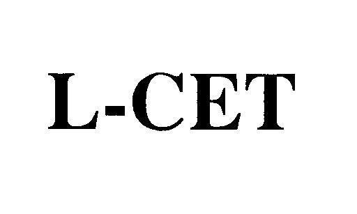 Mẫu nhãn hiệu L-CET