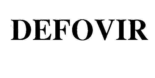 Mẫu nhãn hiệu DEFOVIR