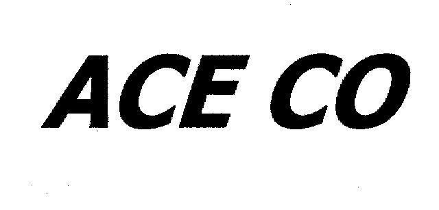 Mẫu nhãn hiệu ACE CO