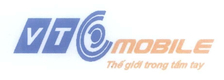 Mẫu nhãn hiệu VTC MOBILE Thế giới trong tầm tay