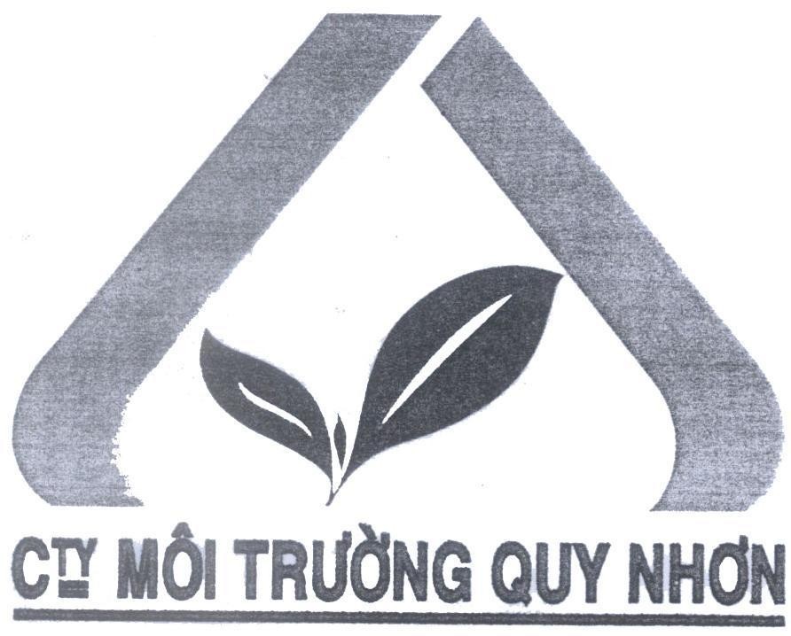 Mẫu nhãn hiệu CTY Môi Trường Quy Nhơn
