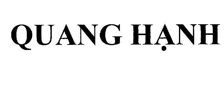 Mẫu nhãn hiệu Quang Hạnh