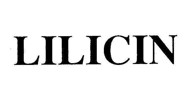 Mẫu nhãn hiệu LILICIN