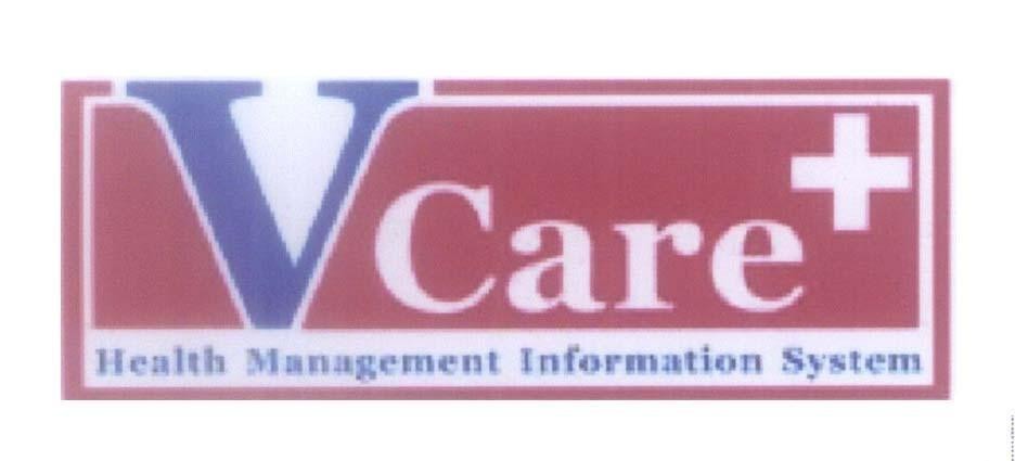 Mẫu nhãn hiệu Vcare + Health Management Information System