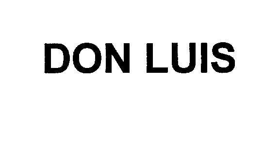 Mẫu nhãn hiệu DON LUlS
