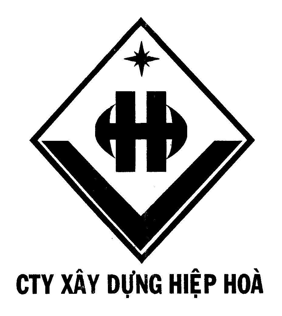 Mẫu nhãn hiệu V H CTY xây dựng Hiệp Hoà