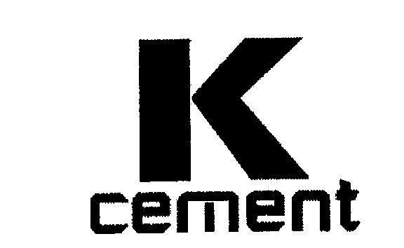 Mẫu nhãn hiệu K cement
