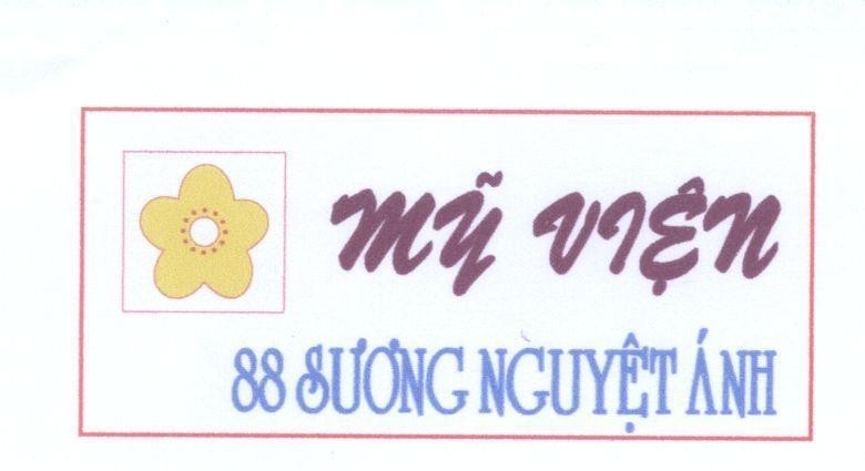 Mẫu nhãn hiệu mỹ viện 88 Sương Nguyệt ánh