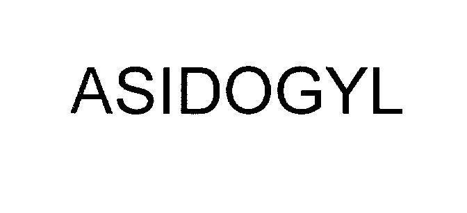 Mẫu nhãn hiệu ASIDOGYL