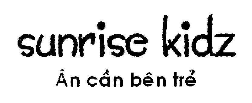 Mẫu nhãn hiệu sunrise kidz Ân cần bên trẻ