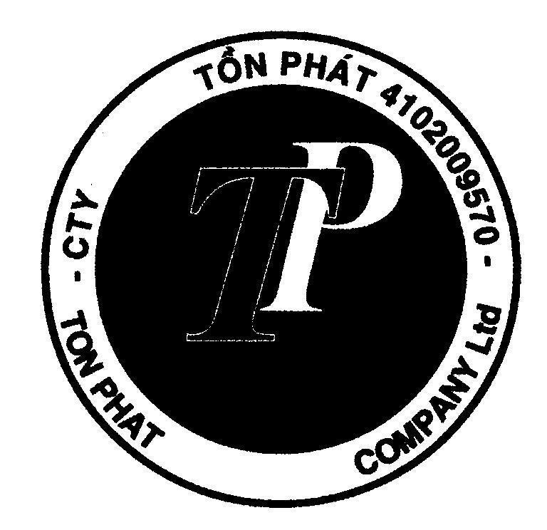Mẫu nhãn hiệu CTY Tồn Phát 4102009570 TON PHAT COMPANY Ltd TP