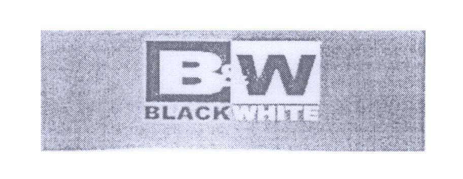 Mẫu nhãn hiệu B&W BLACK WHITE