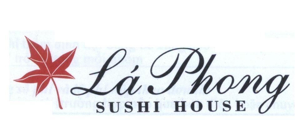 Mẫu nhãn hiệu Lá Phong SUSHI HOUSE