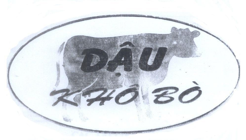 Mẫu nhãn hiệu Dậu khô bò