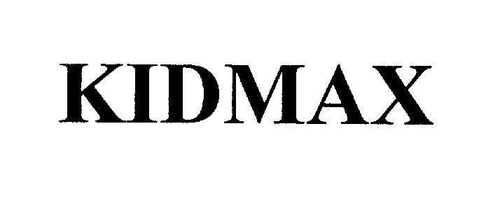 Mẫu nhãn hiệu KIDMAX