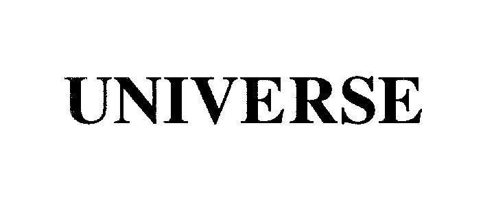 Mẫu nhãn hiệu UNIVERSE
