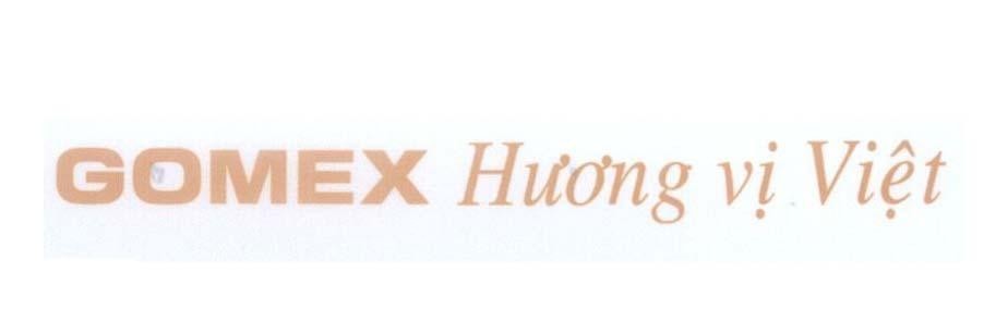 Mẫu nhãn hiệu GOMEX Hương vị Việt