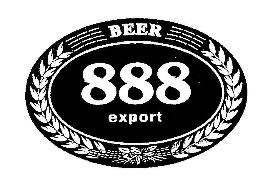Mẫu nhãn hiệu BEER 888 export