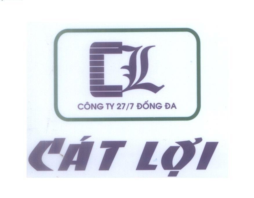 Mẫu nhãn hiệu CL Cát Lợi Công ty 27/7 Đống Đa