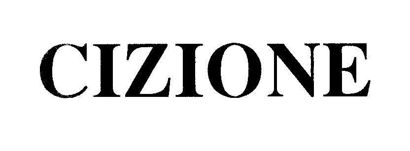 Mẫu nhãn hiệu CIZIONE