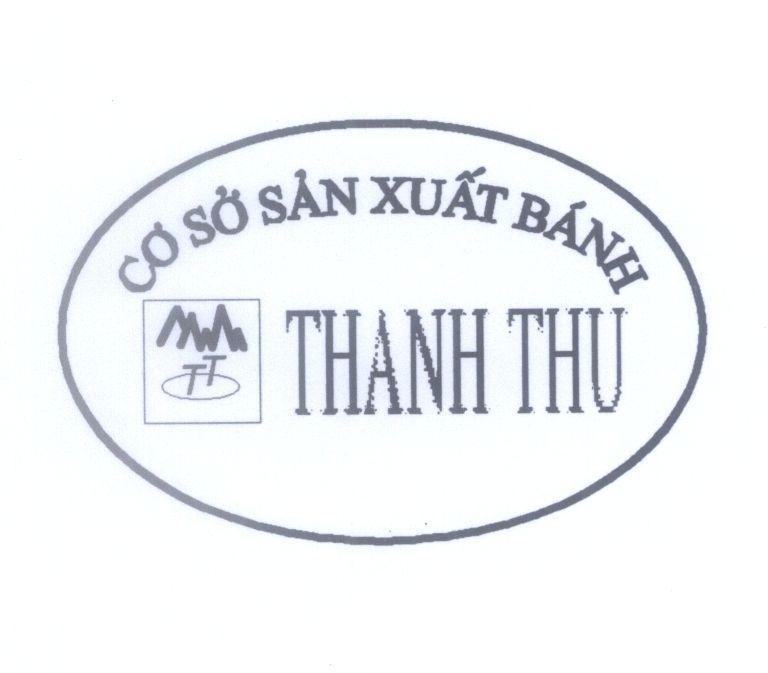 Mẫu nhãn hiệu Cơ Sở Sản Xuất Bánh THANH THU TT