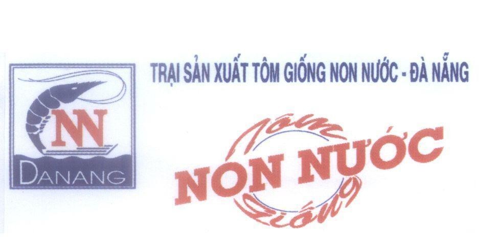 Mẫu nhãn hiệu NN DANANG Trại sản xuất tôm giống non nước - Đà Nẵng Tôm Giống Non Nước